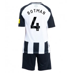 Newcastle United Sven Botman #4 Hemmakläder Barn 2024-25 Kortärmad (+ Korta byxor)